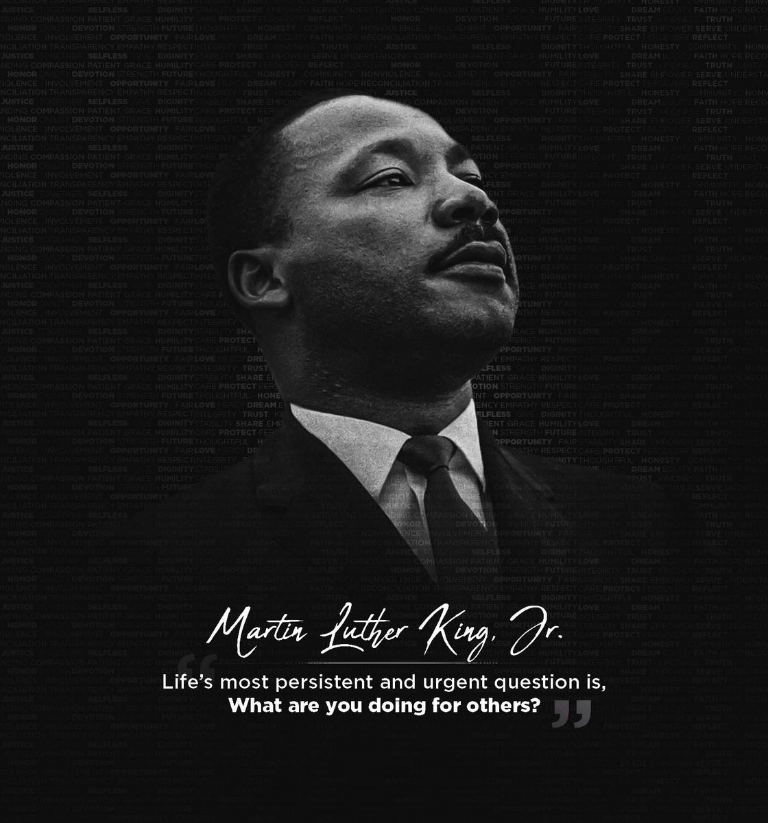 MLK's persistent and urgent life question quote