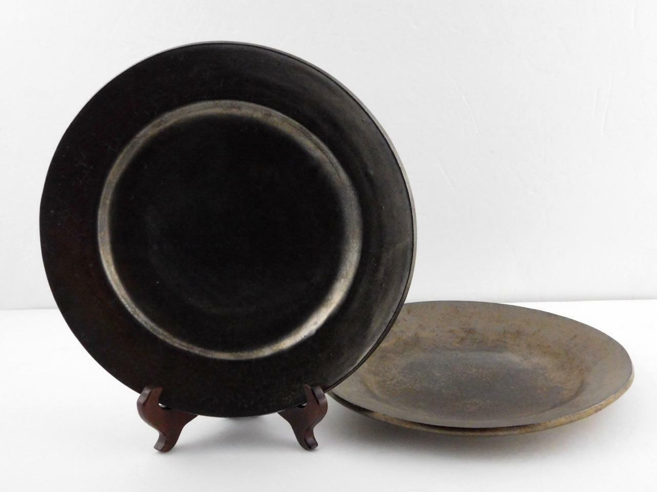 Margaret Long metallic pottery dishes