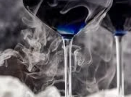 Smokey wine glass